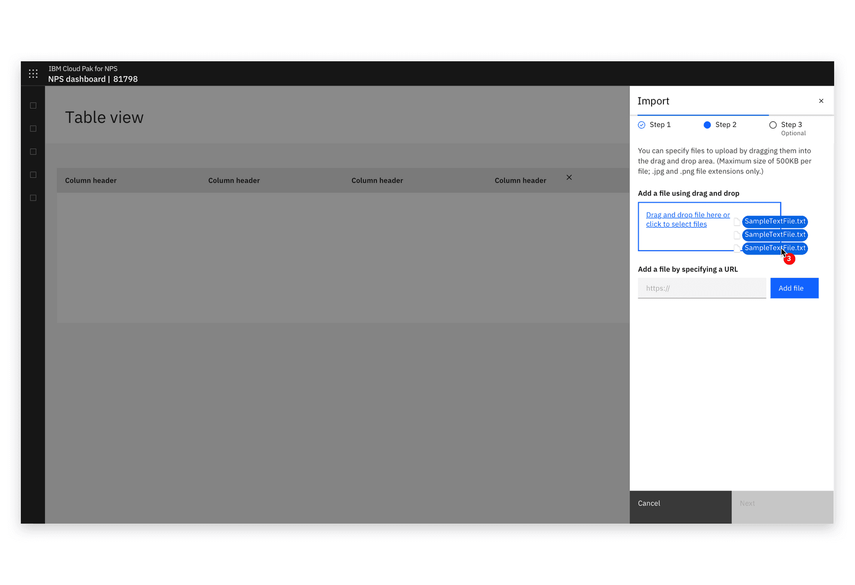 Import – Carbon Design System