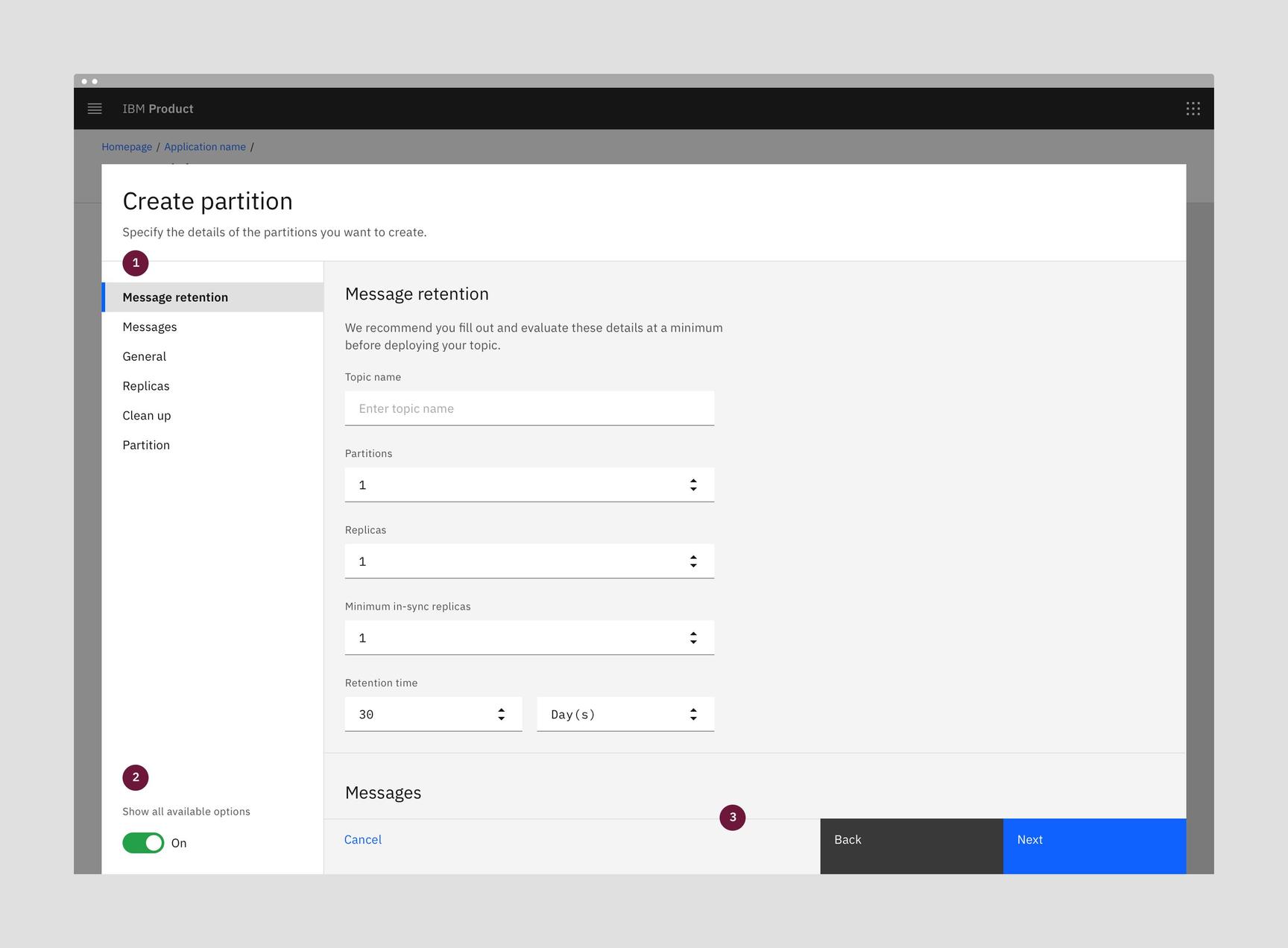 Create flows – Carbon Design System