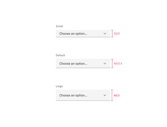 Dropdown – Carbon Design System