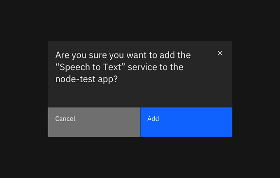 Modal – Carbon Design System