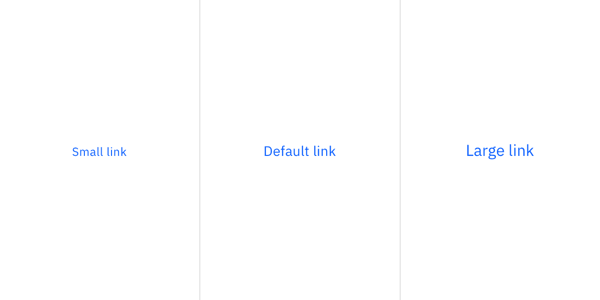 Link – Carbon Design System