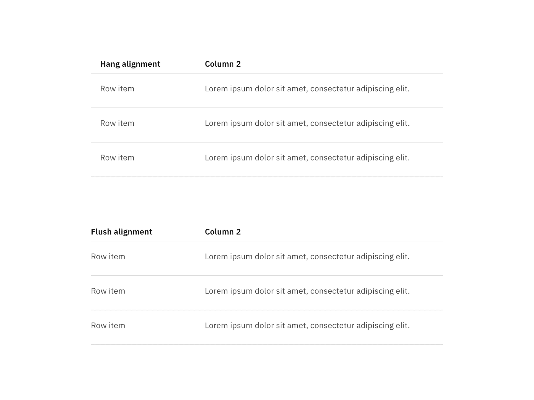 structured-list-carbon-design-system