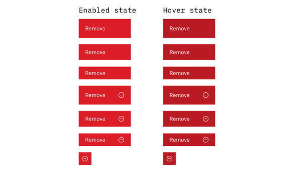 Remove – Carbon Design System
