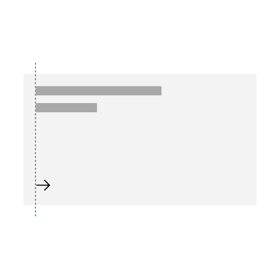 Do left align icon, link, or text when it is by itself.