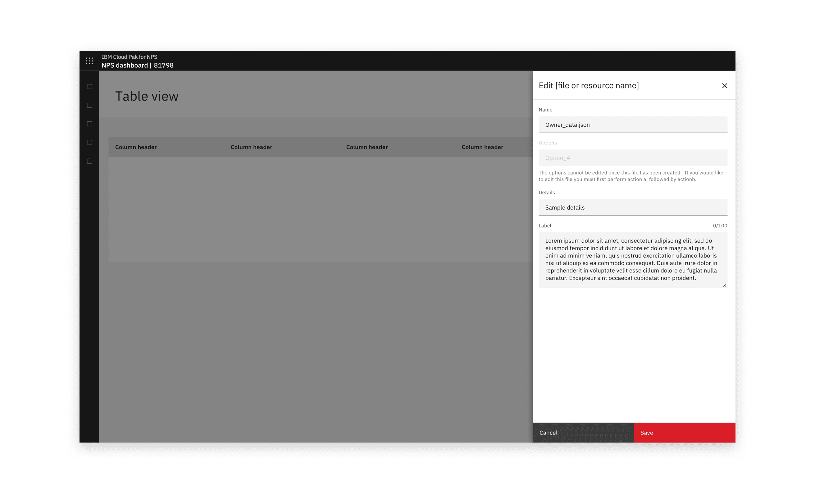 Edit – Carbon Design System