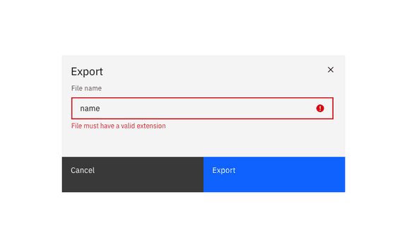 Export – Carbon Design System