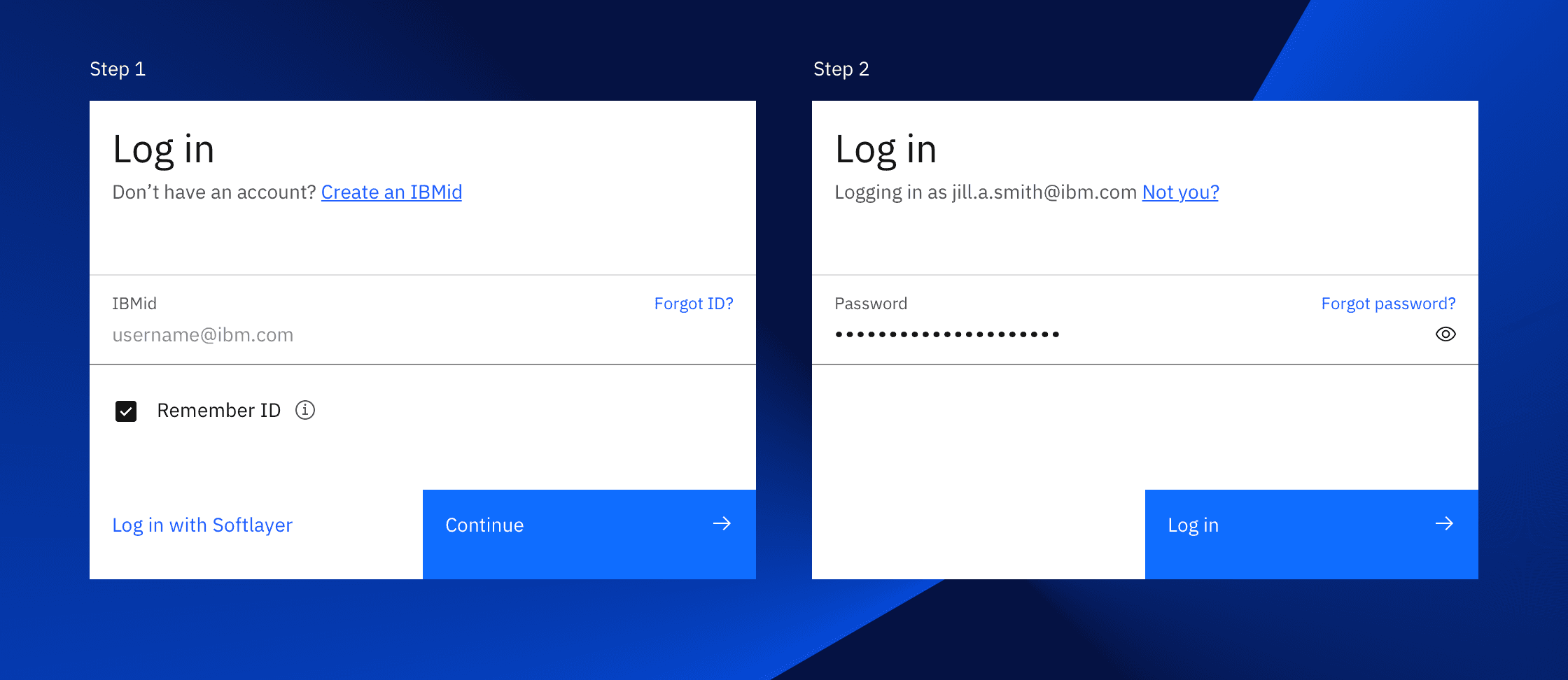 Login – Carbon Design System