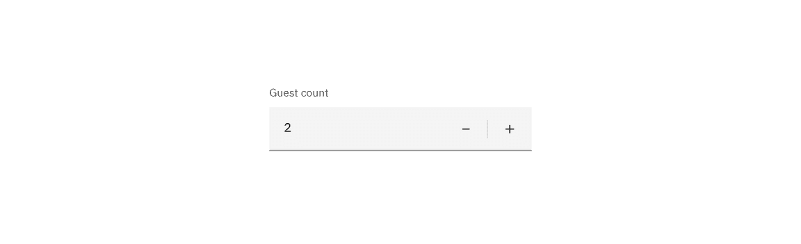 number input example