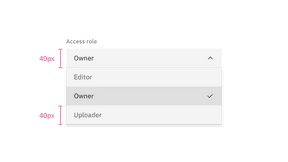 Dropdown – Carbon Design System