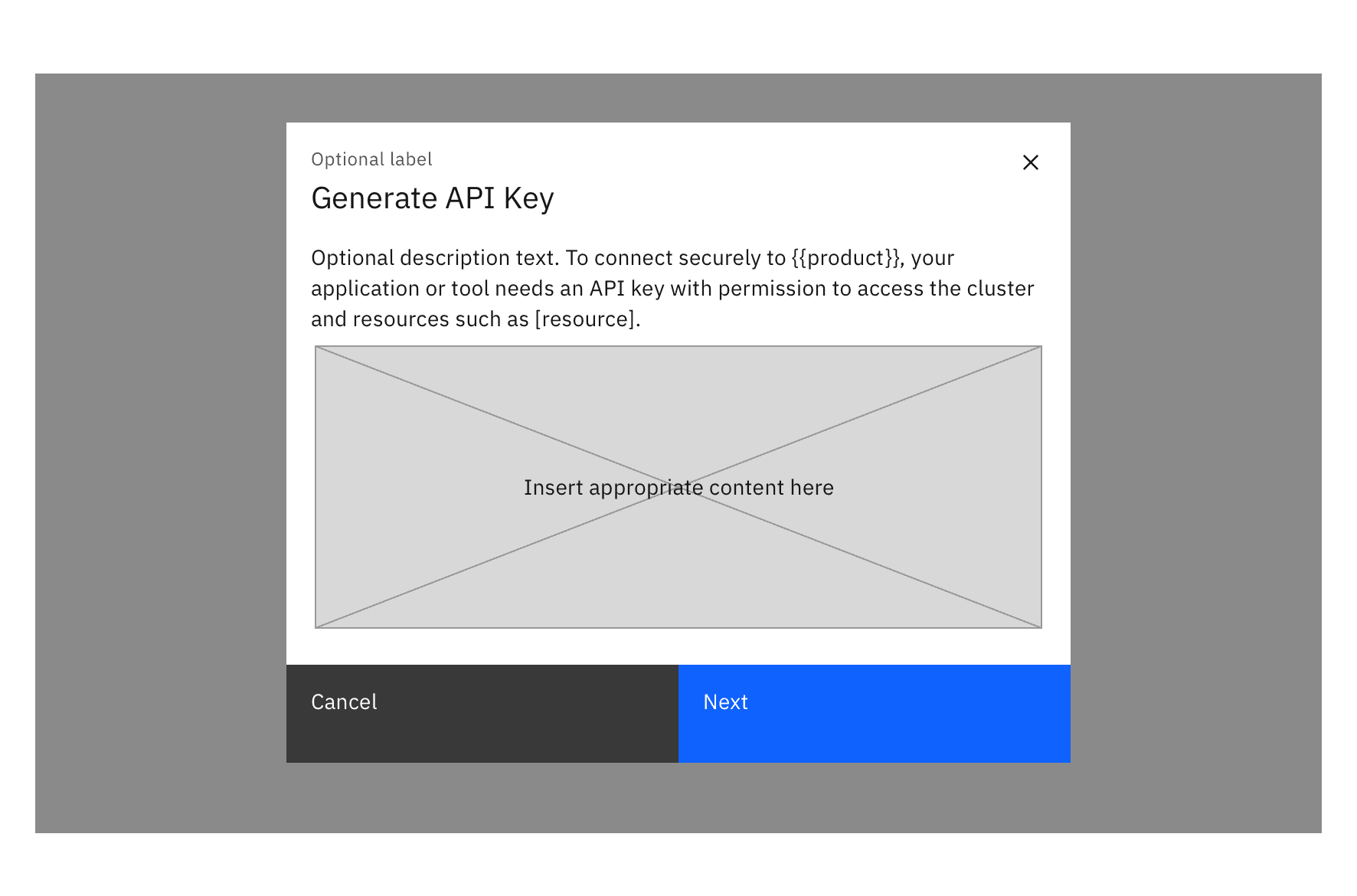 Generate an API key – Carbon Design System